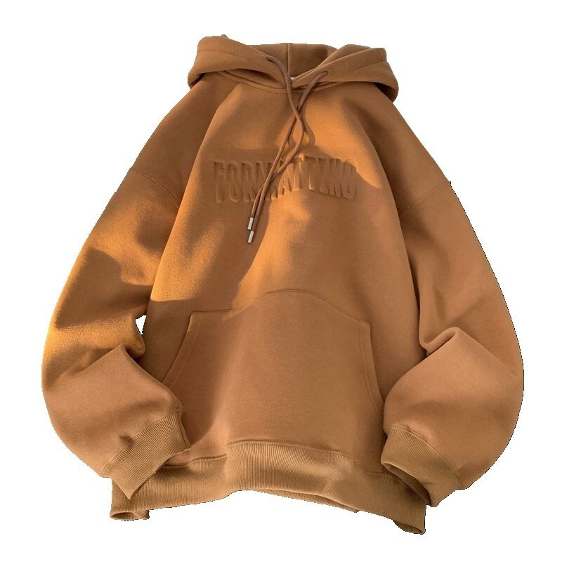 "Winter Letter Thicken Hoodies - SPENDAZE